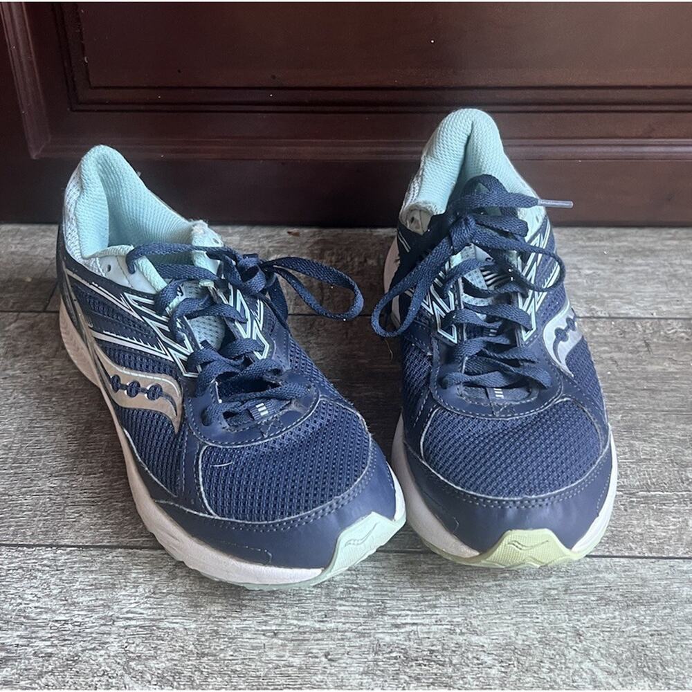 Saucony Cohesion Running Shoes Size Wonen Size 8 -Blue - Picture 1 of 13